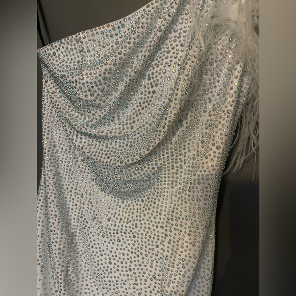 Alyce Paris 4587 White Short Prom Dress - Picture 6 of 6